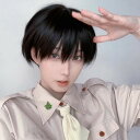 ウィッグ メンズ 短髪 かつら フルウィッグ ショートウィッグ ショートヘア 前髪あり コスプレ 男装 おしゃれ ナチュラル かっこいい 可愛い かわいい ショ...