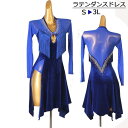 社交ダンス ラテンドレス ラテンダンス衣装 フリンジ ラテン専用ドレス ワンピース 競技用 演出服 レッスン着 長袖 透け感 ベルベット ミニ丈 スリット入り ...