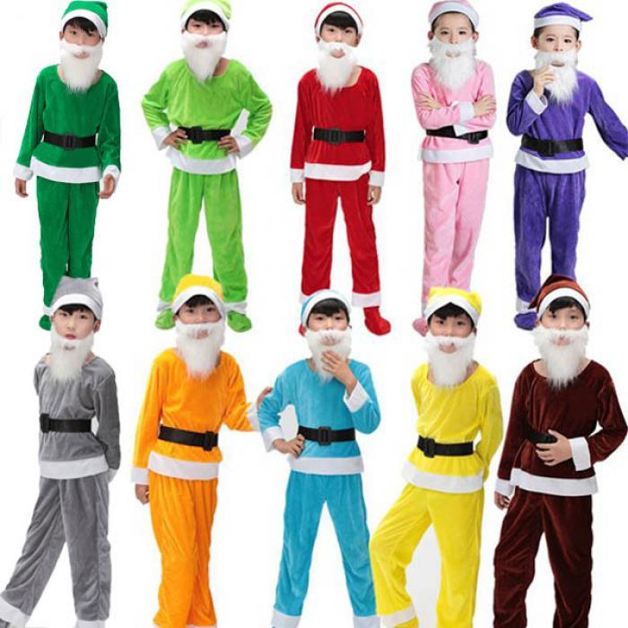 コスプレ衣装 グリム童話 姫 と7人の小人たち 変装 道具 イベント パーティー 10カラー 子供 大人 コス..