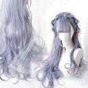 ウィッグ ロリータ風 lolita 原宿風 かつら 前髪 つけ毛 姫髪 レディース ピンク コスプレ用 コスプレウィッグ ハロウィン 耐熱 ウィッグ 文化祭 学...