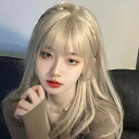 ウィッグ フルウィッグ ゴールド ロング ストレート ロングウィッグ ぱっつん前髪 ロリータ 前髪あり グラデーション ハロウィン 原宿風 韓国風 かつら コスプレ 可愛い かわいい コスチューム 仮装 大人用 普段使い 文化祭 イベント 学園祭 演劇 舞台 学芸会 dp082x1x1g5