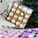 クリスマスツリー飾りボール クリスマス オーナメントク サークル クリスマスツリー パターン スノーフレーク diy バランタイン 新年 飾り オーナメント 1...