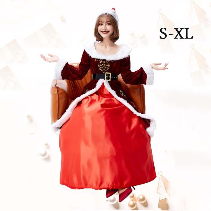 クリスマス メンズ レディース コスプレ サンタ服 大きいサイズ 選べるタイプ クリスマスソックス パーティー サンタ衣装 サンタコス レッド 赤 クリスマスプ...