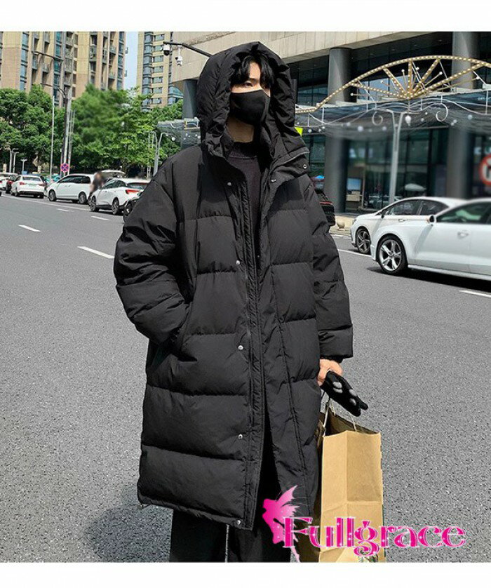 ダウンコート メンズ ダウンジャケット 90％ダウン Aライン 帽子付き フード 母親 大きいサイズ 黒 ブラック 厚手 冬服 防寒着 おしゃれ S M L きれいめ 着痩せ 20代 30代 40代 50代 60代 秋 冬 bg095zezen1