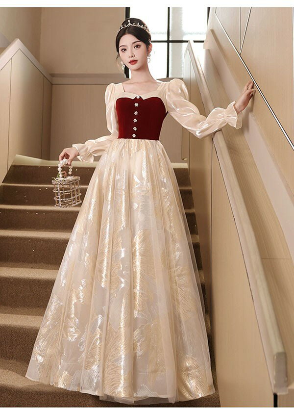 ドレス 大人 ピアノ 発表会 演奏会用ドレス ロングドレス 演奏会 イブニングドレス 結婚式 母親 ピアノ発表会 中学生 パーティードレス 発表会ドレス 高校生 コンクール ロング ぽっちゃり 大きいサイズ 袖付き ステージ 二次会 女子会 大人可愛い かわいい bg160zezejc