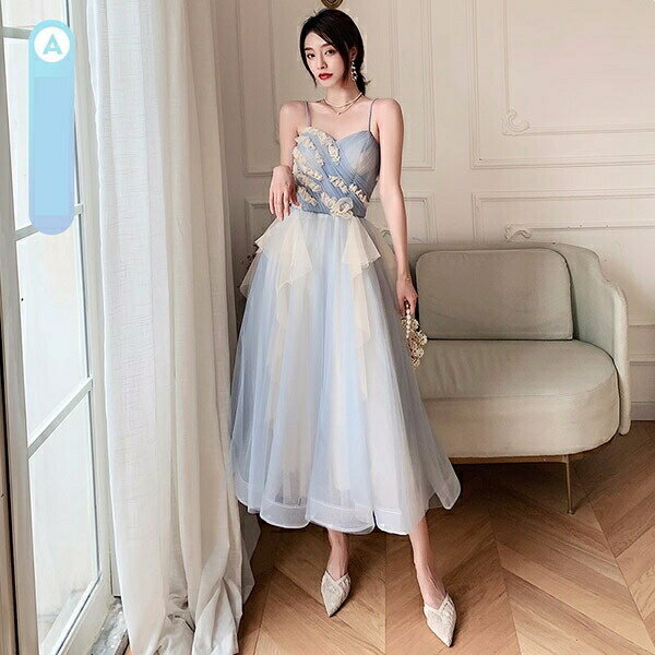 ドレス 大人 ピアノ 発表会 演奏会用ドレス 演奏会 イブニングドレス 結婚式 母親 ピアノ発表会 中学生 パーティードレス 発表会ドレス ミモレ丈ドレス 高校生 大きいサイズ コンクール ミモレ丈 大きいサイズドレス 袖付き 小さいサイズ 半袖 フリル 花嫁 ef021zezen1