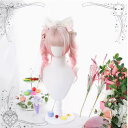 ウィッグ レディース フルウィッグ ツインテール ピンク ぱっつん前髪 前髪あり 可愛い かわいい 大人用 コスプレ ロリータ ゴスロリ コスチューム 原宿風 ...