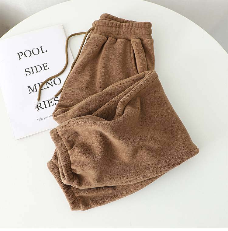 裏起毛パンツボアパンツフリースレデ...