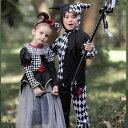 ハロウィン 衣装 子供 ピエロ バンパイア コスチューム ジョーカー Joker サーカス 男の子 女の子 キッズ お揃い コスプレ ワンピース イベント コスチューム 変装 イベント 演出服 文化祭 コスチューム 100-160cm