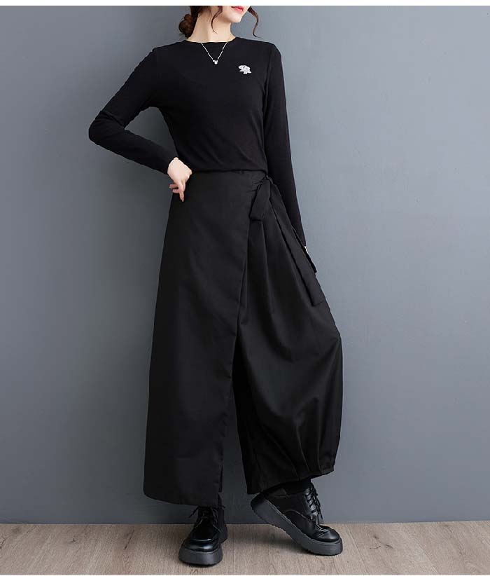 期間限定セール3380円→3180円 ワイドパンツ レディース スカート パンツ スカーチ...