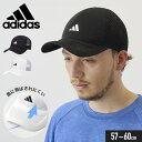 adidas アディダス キャップ メンズ 帽子 スポーツ ブランド メッシュ 通気性 吸汗速乾 手洗い可能 サイズ調節 風通し ブラック ホワイト アウトドア...