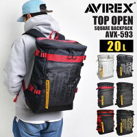 リュック メンズ AVIREX アヴィレックス アビレックス 大容量 防水 通勤 通学 リュックサック デイパック スクエア型 スクエアバッグ A4 20L バックパック レディース 子供 おしゃれ ロゴ ターポリン ブランドタグ付き 軽量 軽い 丈夫 高校生 PC AVX593 送料無料 防災