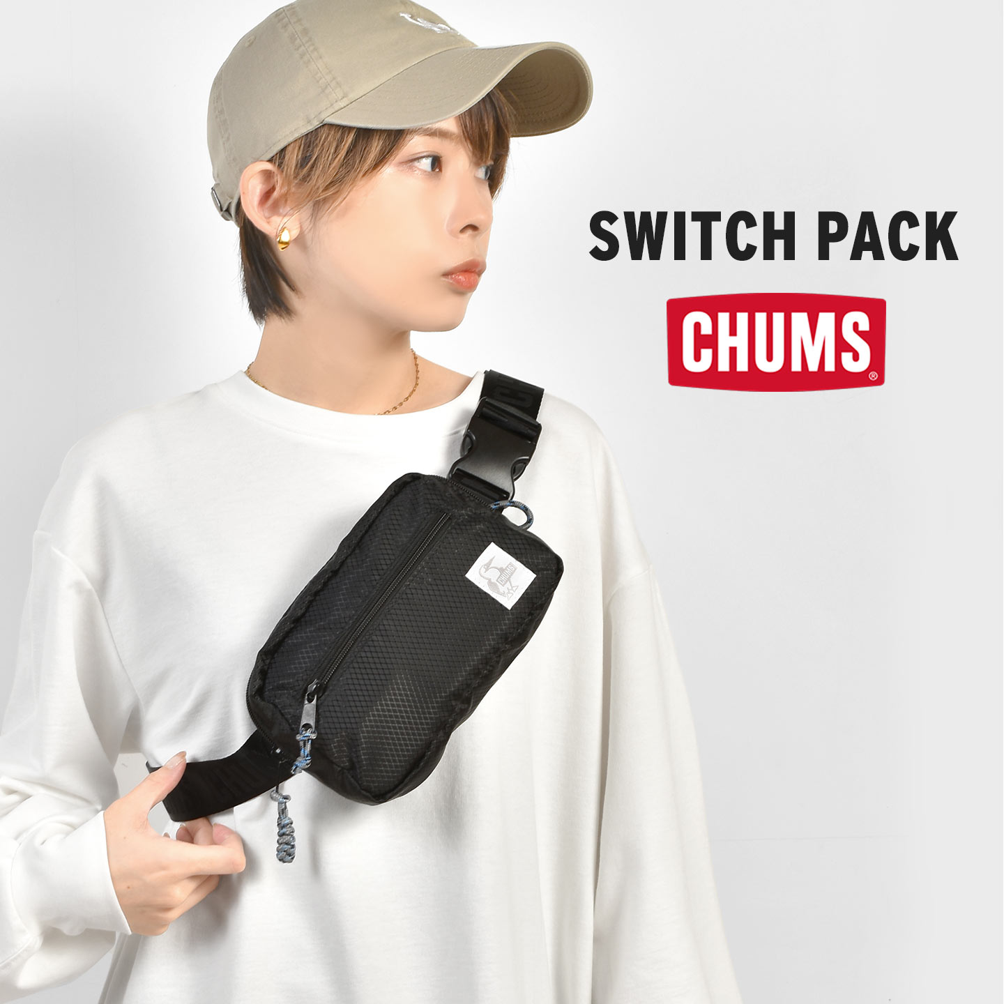 チャムス CHUMS ボディバッグ レディース メンズ キッズ 大人 ウエストポーチ ウエ...