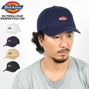 キャップ メンズ レディース DICKIES ディッキーズ 男性 女性 帽子 ローキャップ コットン 綿100% 刺繍 アウトドア 釣り ロゴ おしゃれ シンプ...