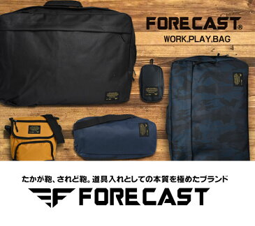 ワンショルダーバッグ メンズ 2way FORECAST フォーキャスト ボディバッグ 斜めがけバッグ 斜め掛けバッグ バッグに装着 ワンショルダー 軽量 軽い シンプル FCT9133 旅行 出張 おすすめ 3L 黒 ブラック ショルダーバッグ マウントシステム搭載