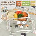 弁当箱 女子 大人 一段 一段弁当箱 かわいい 子供 480ml キャラクター コンパクト 電子 レンジ 食洗機 OK 対応 ランチ お弁当 ランチボックス 日...