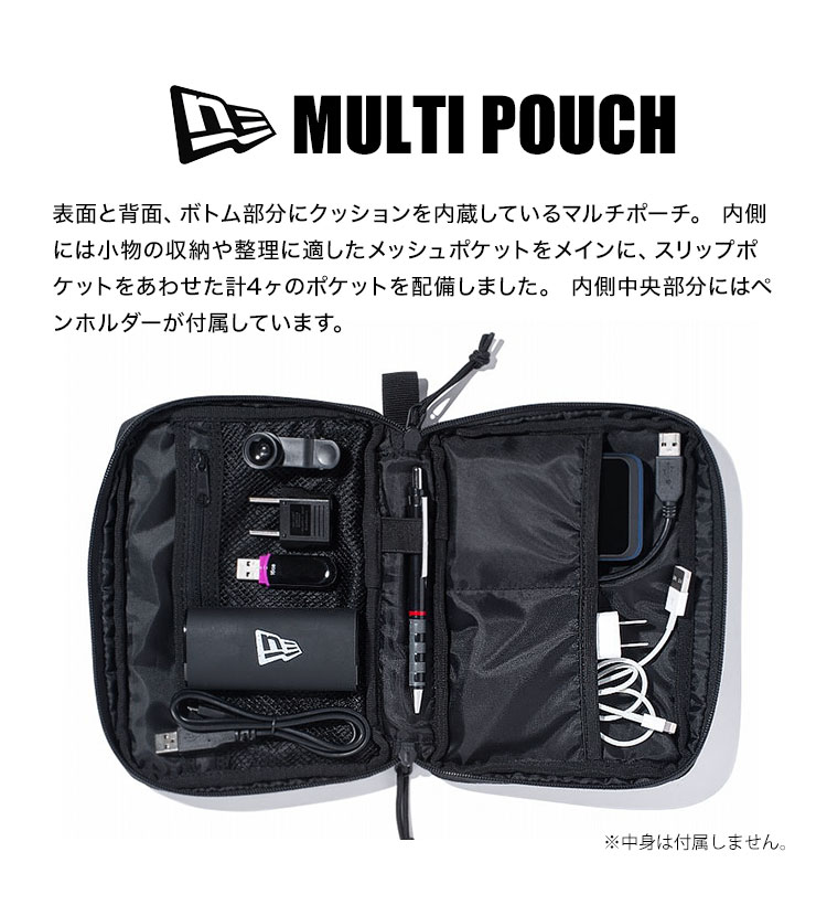 マルチケース NEWERA ニューエラ ポーチ メンズ トラベルポーチ マルチポーチ おしゃれ 13561921 旅行ポーチ トラベルケース 手帳 小物入れ コードケース ガジェット モバ充 ミニポーチ バッグインバッグ メンズ ケース 旅行用 お泊り 貴重品入れ オーガナイザー 丈夫 fullout-10057082 FULL-OUT サンプル画像3