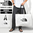 トートバッグ 大容量 ザ ノースフェイス THE NORTH FACE ショッパーバッグ Lサイズ ホワイトレーベル 韓国限定 マチ広 大きめ 42L ランドリーバッグ エコバッグ 折りたたみ メンズ レディース 白 旅行 2泊3日 アウトドア 軽量 ブランド おしゃれ ロゴ 肩掛け カバン 買い物