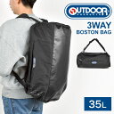 ボストンバッグ アウトドア プロダクツ OUTDOOR PRODUCTS ショルダーバッグ 旅行 修学旅行 1泊 2泊 3泊 大容量 35L レディース メンズ 小学生 中学生 高校生 林間学校 合宿 部活 斜めがけ ロゴ ドラム トラベルバッグ ユニセックス 男女兼用 かばん 3way 黒 おしゃれ 防災