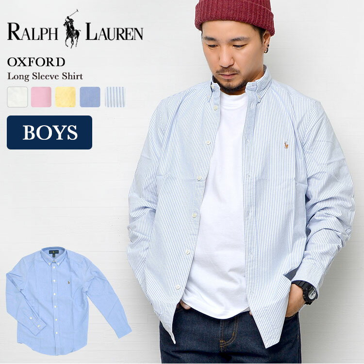  POLO RALPH LAUREN ݥ ե åե Ĺµ ܡ BOYS  ǥ OXFORD SHIRT ܥ   L XL   顼 ݥ ȥåץ ֥ ͵ ץ  ä  ץ쥼 ̵