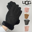 ugg 手袋 レディース アグ グローブ 手袋 本革 シープスキン 羊革 手ぶくろ 柔らかい ファー もこもこ 裏ファー S M 黒 グレー 茶 ピンク 可愛い おしゃれ ブランド ギフト 暖かい 防寒 女性用 自転車 ムートン プレゼント ギフト クリスマス ホワイトデー 誕生日 通勤 通学