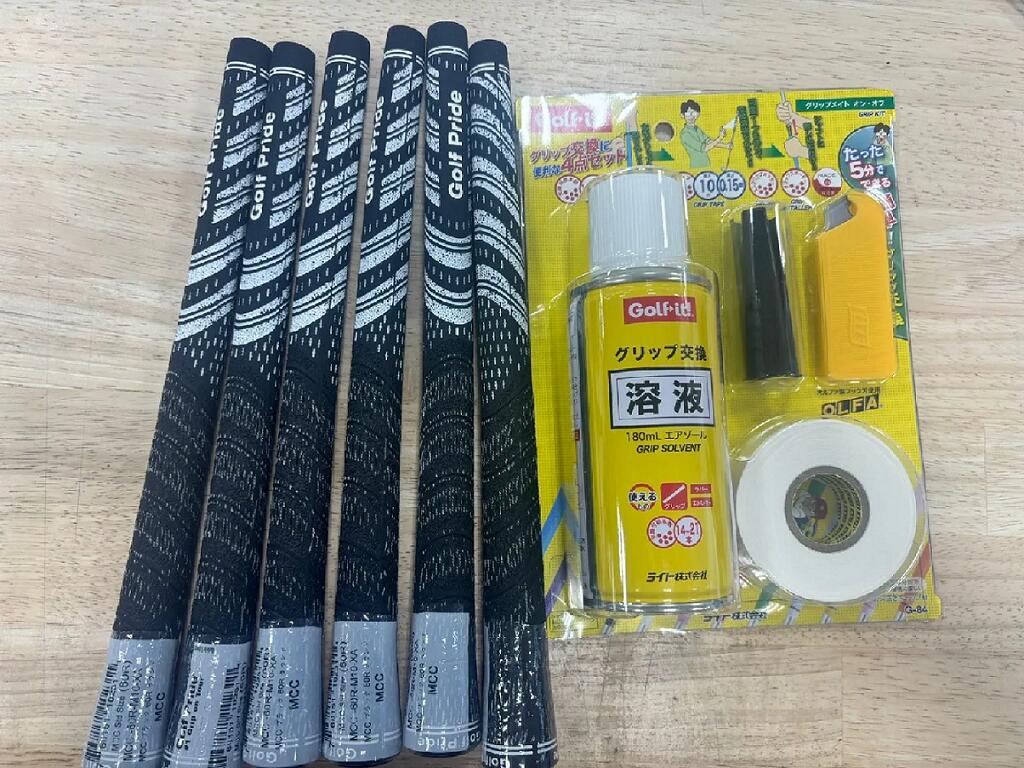 【新品未使用】グリップ交換セットアイアン用（グリップ6本) 浦安店 ♪