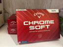 【新品未使用】キャロウェイ 2024 CHROME SOFT ゴルフボール ホワイト 3ダースセット(新橋店)