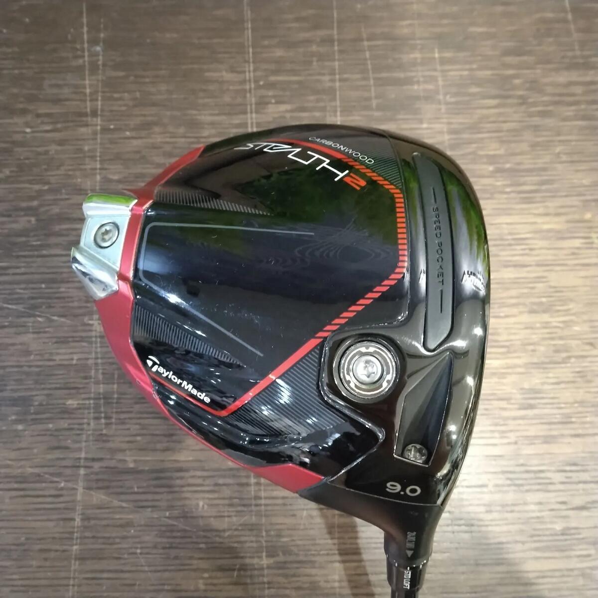 【中古品】【試打済み品】Dr テーラーメイド STEALTH 2 ドライバー 9.0° TOUR AD CQ-6 S 右用 (大崎店)