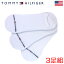 ˤȯۥȥߡҥե ˡå ۥ磻  ե꡼ 3­å Tommy Hilfiger Sneaker Liner Socks USAľ͢ʡڥå3­ȡ