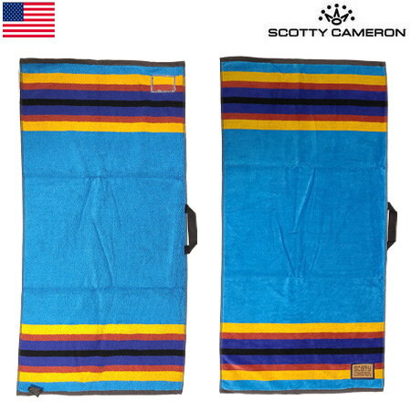 【土日祝も発送】スコッティキャメロン Blue Stripe Towel ブルーストライプ Scotty Cameron USA直輸入品【稀少】【レア】