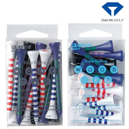 【土日祝も発送】【ゴルフ】【ティー】ダイヤ DAIYA プリントティー アーガイル・ボーダー [40mm/70mm]