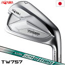 ホンマ T//WORLD TW757 P アイアンセット 6本組(#5-P) メンズ 右用 N.S.PRO 950GH neo スチールシャフト装着 日本正規品...