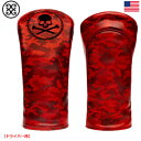 G/FORE 2023 ヘッドカバー ドライバー用 SKULL&T'S CAMO VELOUR LINED DRIVER HEADCOVER G4AS23A62...