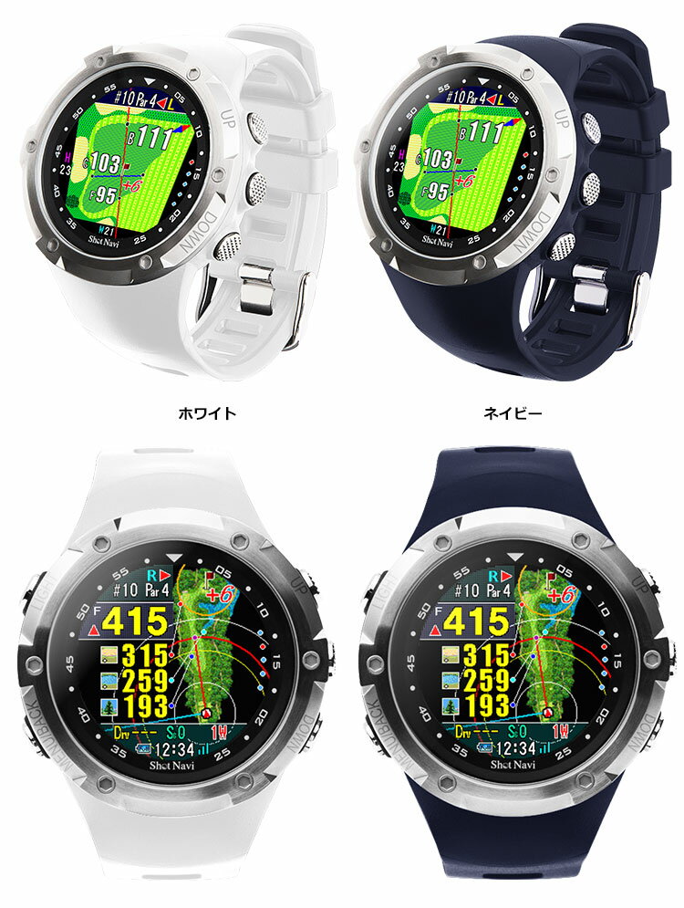 ショットナビ W1 EVOLVE 腕時計型 GPS ゴルフナビ Shot Navi 2021年モデル 3