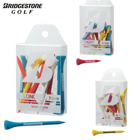 ブリヂストンゴルフ ウッドティー 複数色入り 天然木ティー BRIDGESTONE GOLF 日本正規品
