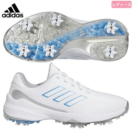 アディダス 2023 ウィメンズ ゼッジー23 LII03 GZ2174 レディース スパイク ゴルフシューズ ZG23 日本正規品