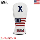 PRG ヘッドカバー PATRIOT WHITE WOOD COVERS ユーティリティ用 2023年モデル USA直輸入品