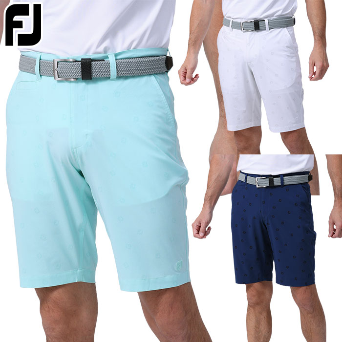 フットジョイ FJモノグラムプリントショートパンツ メンズ FJ-S24-P17 FOOTJOY 2024春夏モデル 日本正規品