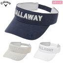 キャロウェイ バイザー C24291211 レディース Callaway ゴルフ サンバイザー 帽子 2024秋冬モデル 日本正規品