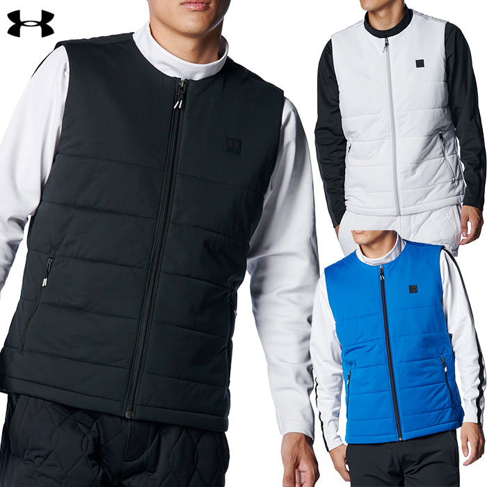 アンダーアーマー UAドライブ プロ インサレーテッド ベスト 1388321 メンズ UNDER ARMOUR 2024秋冬モデル 日本正規品 ゴルフウェア