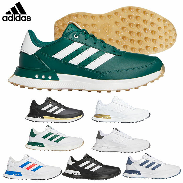 アディダス S2G SL レザー 24 MDK95 スパイクレス ゴルフシューズ メンズ 2024年モデル adidas 日本正規品