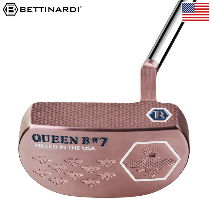ベティナルディ Queen B 7 Putter パター メンズ 右用 33インチ 34インチ Standard グリップ USA直輸入品 BETTINARDI GOLF 2025年モデル ゴルフクラブ