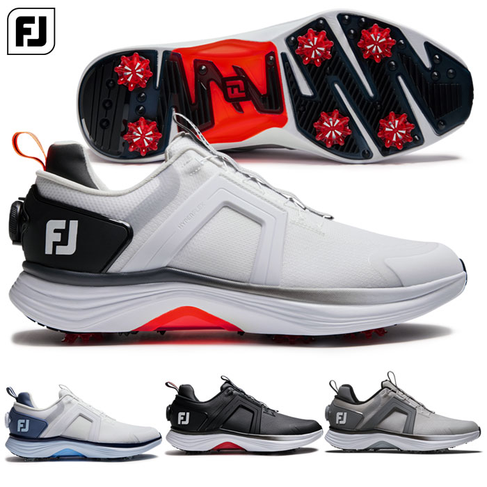 フットジョイ MEN'S ハイパーフレックス BOA ゴルフシューズ スパイクレス メンズ 靴 FOOTJOY 2025年モデル 日本正規品