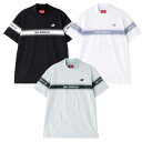 ニューバランス UVカット 防透性 半袖 モックネック プルオーバー 012-5166012 メンズ ゴルフウェア newbalance 2025春夏モデル 日本正規品