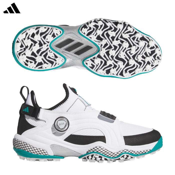 アディダス コードカオス 25 ミッド ボア NQX22 メンズ JP5187 スパイクレス ゴルフシューズ 2025年モデル adidas 日本正規品