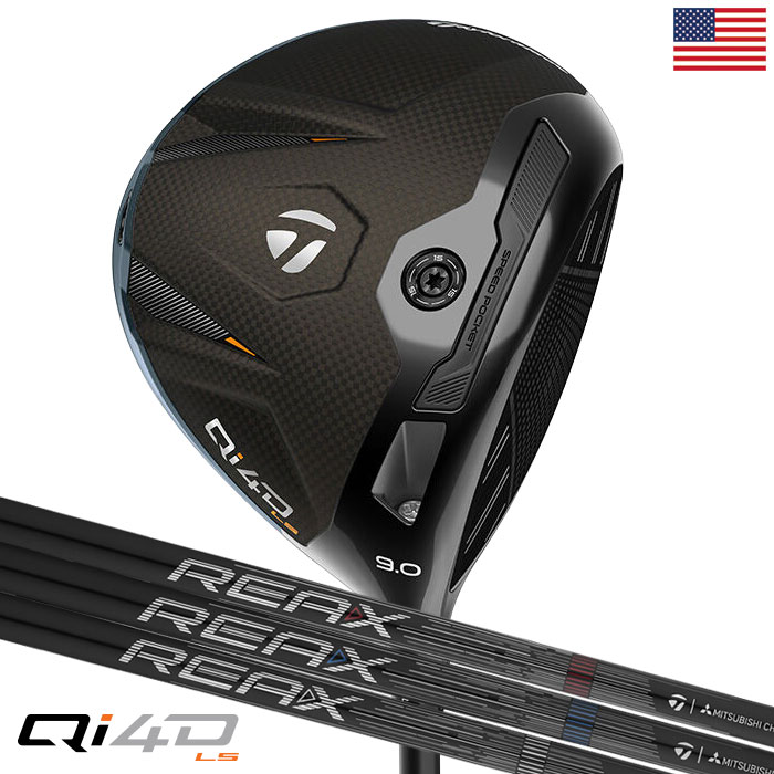 テーラーメイド Qi4D LS Driver ドライバー メンズ 右用 REAX カーボン USA直輸入品 2026年モデル 並行輸入 TaylorMade ゴルフクラブ