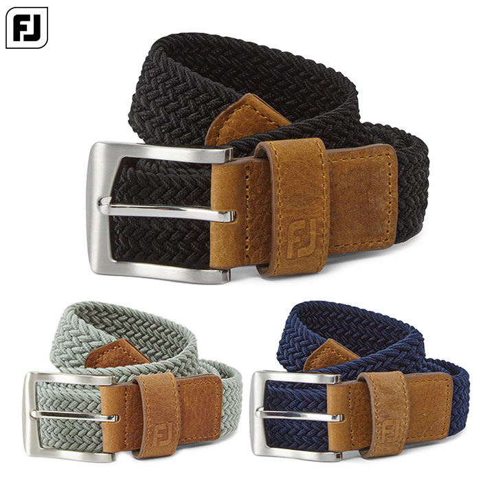 FootJoy Stretch Mesh Belt Solid Men's Golf Wear Golf FOOTJOY 2026 Spring/Summer Model Japan Genuine Product