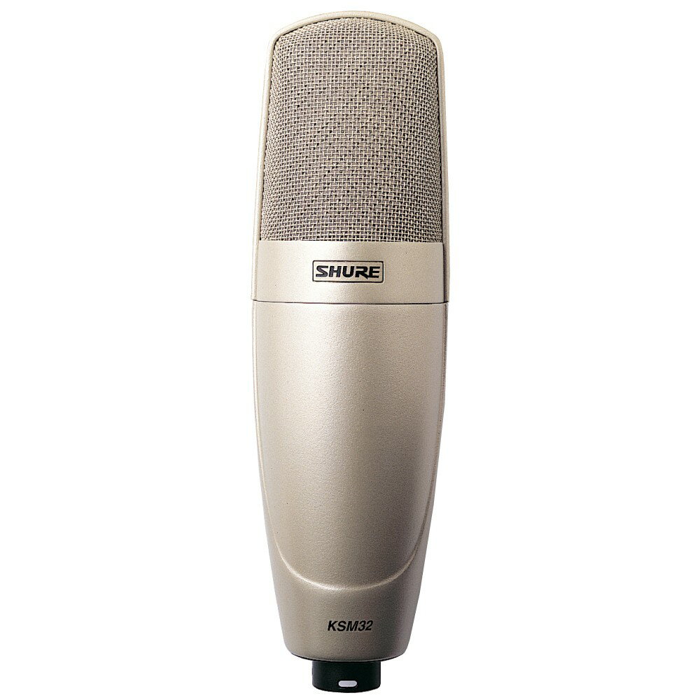 Shure KSM32/SL-X コンデンサーマイク | 【数量限定特別価格】KSM32 シルバー 単一指向性 高音質 ボーカル レコーディング スタジオ DTM 自宅録音 国内正規品 安心の2年保証