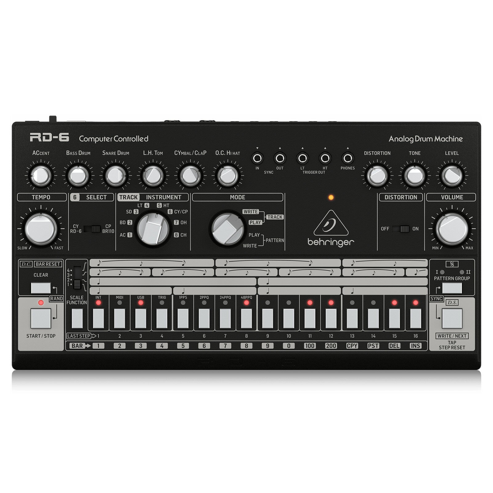 BEHRINGER RD-6-BK ʥ ɥޥ ֥å | ơ ꥺޥ ѡå ȥåᥤ 󥵡 ϥ ƥ 롼 EDM TR-606   ¿3ǯݾ