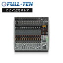 ■特長 ・入力は8モノ、4ステレオの16ch構成に加え、4AUXリターン、2トラック入力を用意。 ・出力はメインLRに加え、4ステレオサブバス(8ch)、4AUXセンド、コントロールルーム出力、2トラック出力を搭載。 ・超低ノイズ、高いヘッドルームを誇るマイクプリアンプ部。 ・入力チャンネル個別に高品位マイクプリアンプを搭載。 ・モノラルチャンネルにはMID可変の3バンド・ブリティッシュEQ、ステレオチャンネルには4バンドEQを搭載。 ・スタジオグレード・コンプレッサーはエンコーダー1つで優れたコンプレッションを実現(モノラルチャンネルのみ)。 ・リバーブ、コーラス、フランジャー、ディレイ、ピッチシフターなど高品位なKLARK TEKNIKのFXプロセッサーを組み合わせた32タイプのエフェクトプリセットを内蔵。 ・BehringerのデジタルワイヤレスULMシリーズを直接接続可能なUSB端子を搭載(Ch1-2)。 ・AUXセンドはモニタリングに便利なプリフェーダーと外部エフェクトとの接続に便利なポストフェーダーの3系統を用意。 ・behringer.comにて、無料のレコーディング、編集、ポッドキャスティングソフトに加え、150種類もの楽器・エフェクトプラグイン、そして超低レイテンシー・ドライバーのダウンロードが可能。 ・メインミックスはバランス仕様、高品位金メッキのXLR端子を採用。 ・耐久性に優れた60mmフェーダーを採用。 ■仕様 入力：16(モノラル×8+2、ステレオ×4)、ステレオAUXリターン×4、ステレオメイン×1、2−トラック×1 出力：メイン×2、サブ×8、ダイレクト×8、AUXセンド×4、FX OUT×1、コントロールルーム×1、2-トラック×1、ヘッドホン×2 グループバス：4 入出力端子：マイク入力(XLR)×10　※+48Vファンタム電源搭載(一括切替) 　：モノラルライン入力(標準フォーンジャック)×8 　：ステレオライン入力(標準フォーンジャック)×8(LR、4系統) 　：チャンネルインサート入力(標準フォーンジャック)×8 　：メインインサート入力(標準フォーンジャック)×2(LR) 　：AUXリターン(標準フォーンジャック)×8(LR、4系統) 　：2-トラック入出力(RCA)×4(LR) 　：メイン出力(XLR/標準フォーンジャック)×2(LR) 　：サブ出力(標準フォーンジャック)×8 　：コントロールルーム出力(標準フォーンジャック)×2(LR) 　：AUXセンド(標準フォーンジャック)×4 　：FX出力(標準フォーンジャック)×1 　：ヘッドホン出力(標準フォーンジャック)×1 USB：B型×1、16bit/48kHz、A型×1(ワイヤレスマイク接続用) 周波数特性(マイク入力〜メイン出力)：＜10Hz〜90kHz(+0dB/-1dB)、＜10Hz〜160kHz(+0dB/−3dB) マイク等価入力ノイズ(150Ω)：　-129dB THD+N：0.005％ 最大入力レベル：マイク入力: +12dBu(10dBゲイン)、ライン入力: 30dBu 最大出力レベル：メイン出力: +28dBu インピーダンス：マイク入力: 2kΩ(バランス)、ライン入力: 20kΩ(バランス)、10kΩ(アンバランス) イコライザー：1〜8ch: 3バンド(80Hz/可変/12kHz)、±15dB、9〜16ch: 4バンド(80Hz/500Hz/3kHz/12kHz) エフェクター：24ビット、32プログラム コンプレッサー：4　※モノラルチャンネルに搭載 フットスイッチ：標準フォーンジャック×1 電源：AC100V、50/60Hz 寸法(W×H×D)：445×140×440mm 質量：5.7kg 付属品：電源コード ※2-トラックイン信号は、2-トラックアウトからスルー出力されません。 ※このモデルはコンピューター(PC/Mac)にUSBで接続時、入出力信号をDAWやサウンド設定に設定しても、録音もしくは再生のどちらかにしか対応できませんのでご注意ください。 ※モニター発色の具合により色合いが異なる場合がございます。